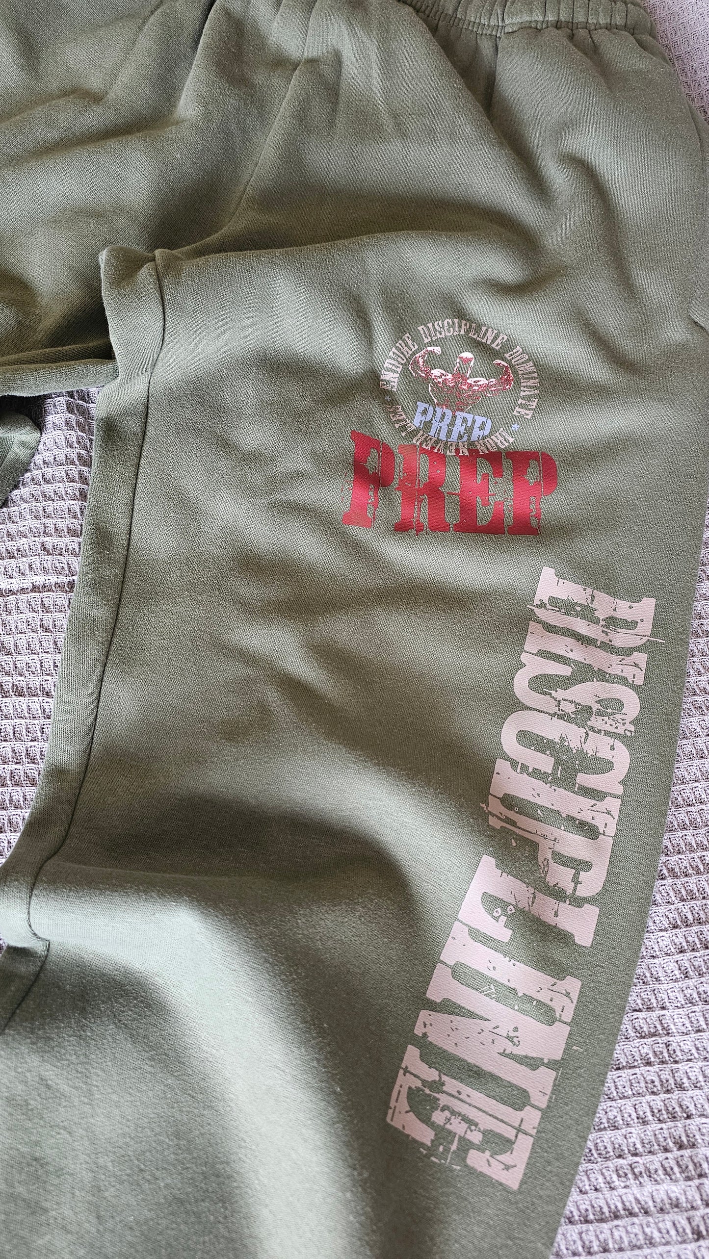 IRON NEVER LIES- PREP HEAVY JOGGER