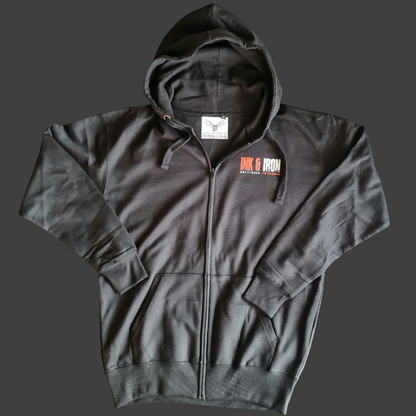 RELENTLESS ZIP MIDWEIGHT TRAINING HOODIE - FLINT