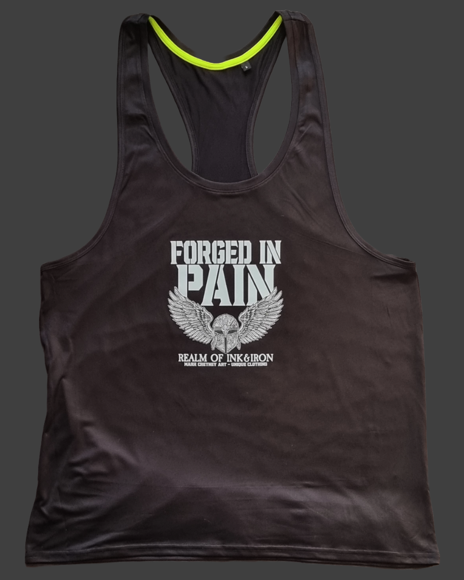 FORGED IN PAIN BLACK VESTS