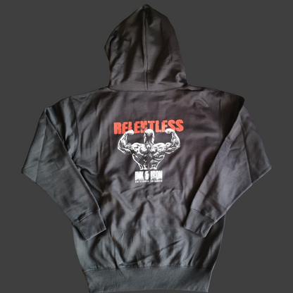 RELENTLESS ZIP MIDWEIGHT TRAINING HOODIE - FLINT