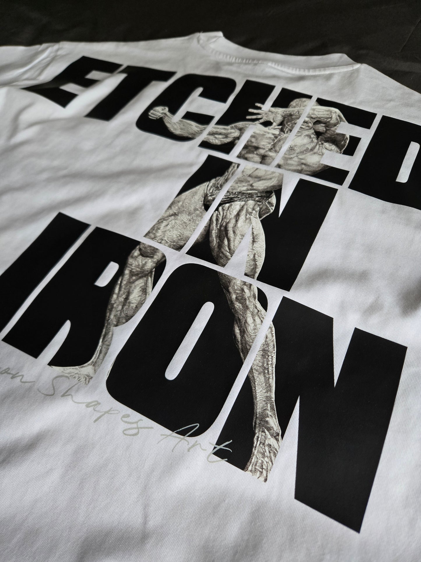 TITAN TEE - ETCHED IN IRON | Black or White