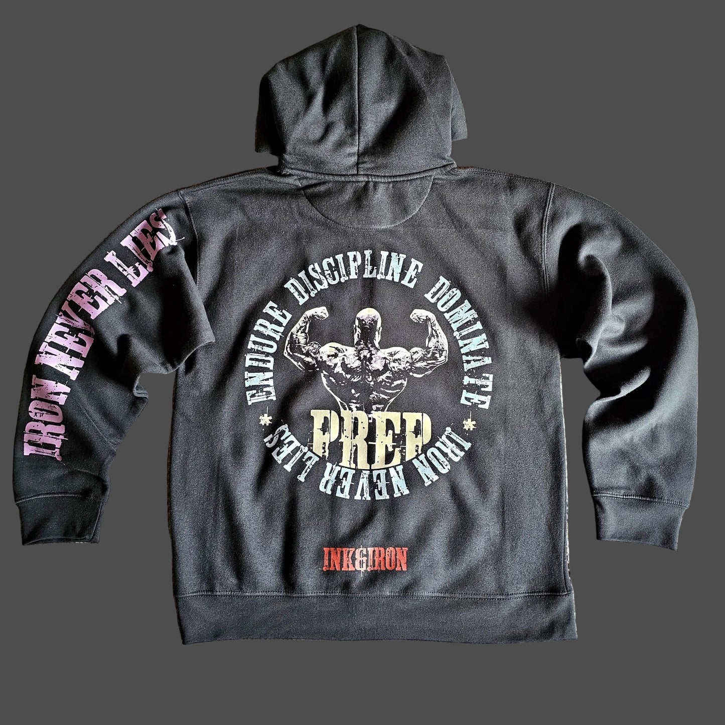 PREP ZIP HOODIE - ATLAS BLACK