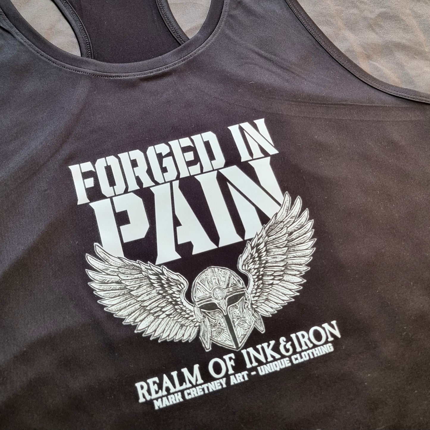 FORGED IN PAIN BLACK VESTS