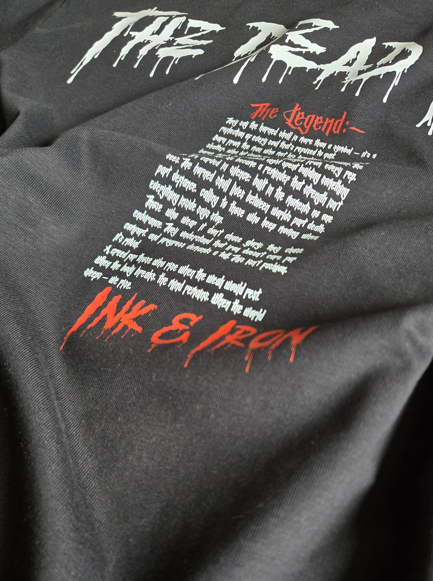 💀LEGEND EDITION💀 THE DEAD REST. WE RISE. - OVERSIZE TEE