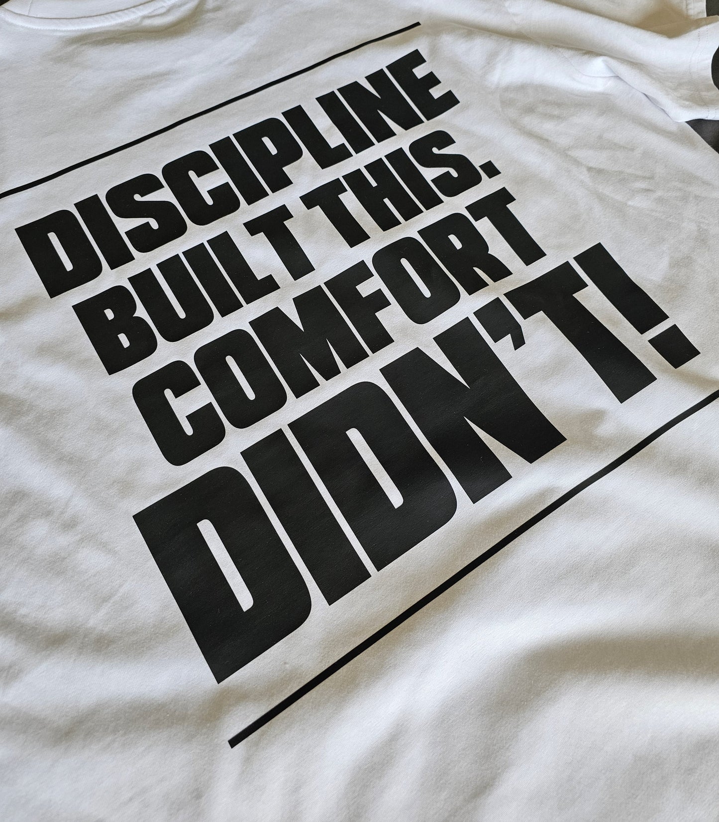 BXB - Discipline Built This. Comfort Didn't. Oversize TShirt