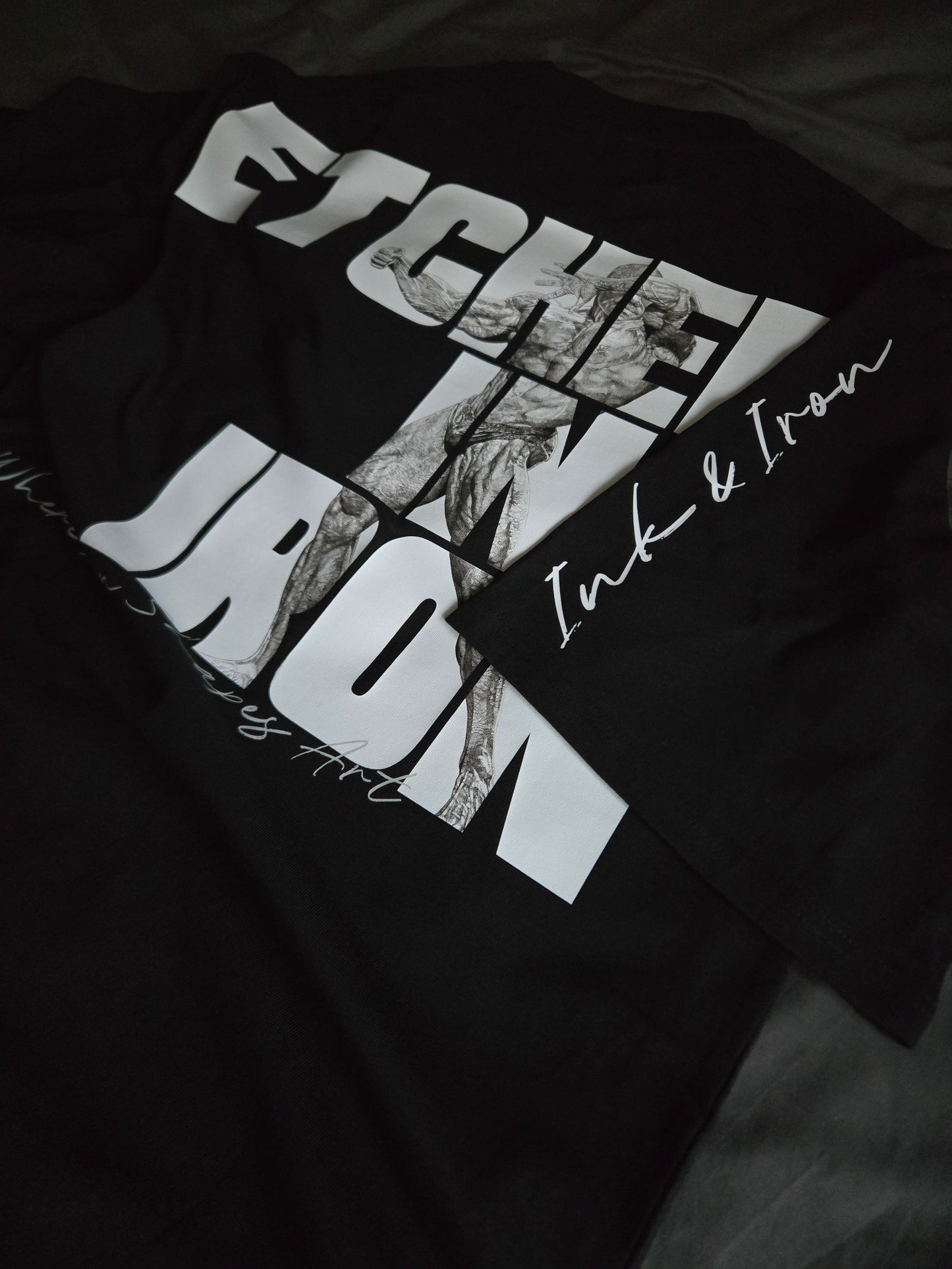 TITAN TEE - ETCHED IN IRON | Black or White