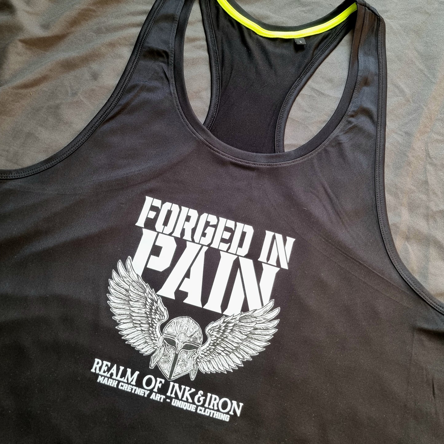 FORGED IN PAIN BLACK VESTS