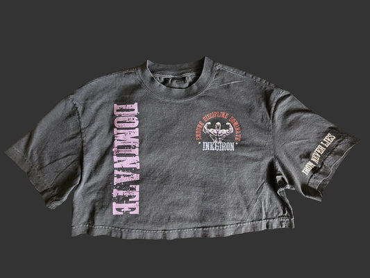 VINTAGE WASH CROP TEE PREP - IRON NEVER LIES