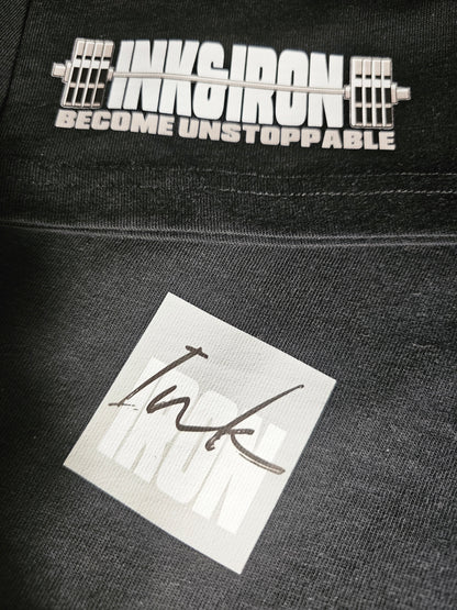 IRON WILL OVERSIZE BLACK TEE